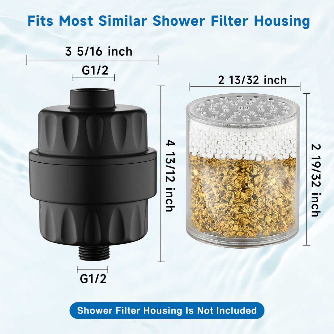 Universal Shower Filter with Multi-Stage Filtration