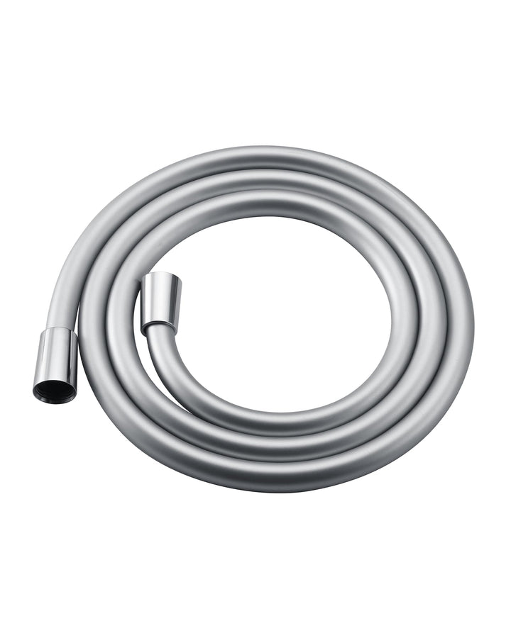 Silicone Handheld Shower Hose Replacement with Brass Connectors, Anti-Kink, G1/2
