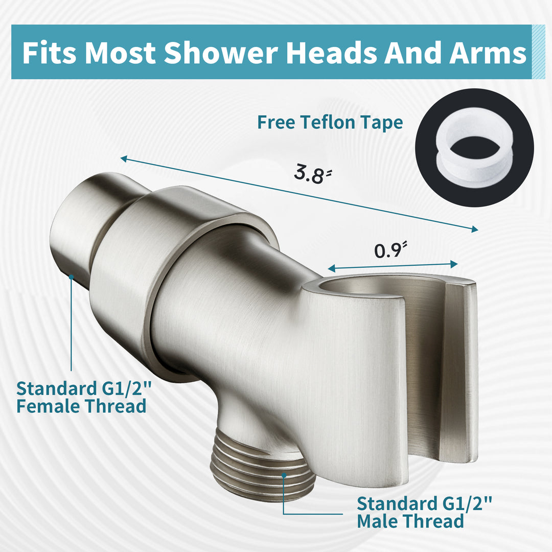 Shower Head Holder#color_brushed-nickel