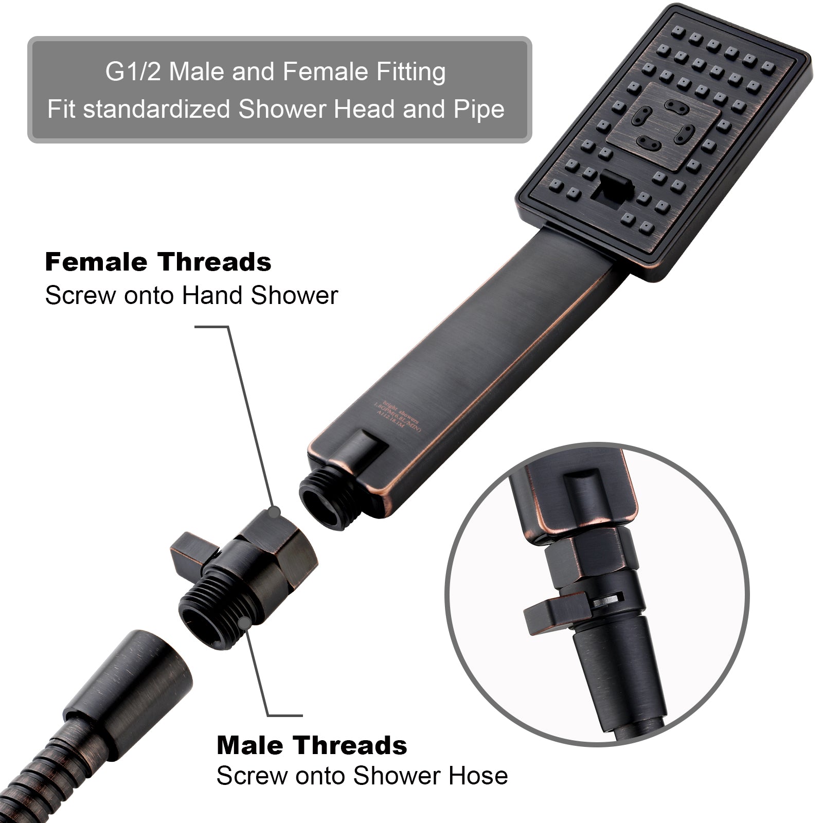 Shower Arm Diverter Valve #color_oil-rubbed-bronze