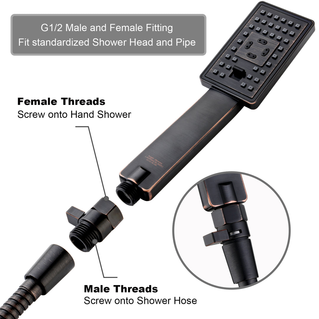 Shower Arm Diverter Valve #color_oil-rubbed-bronze