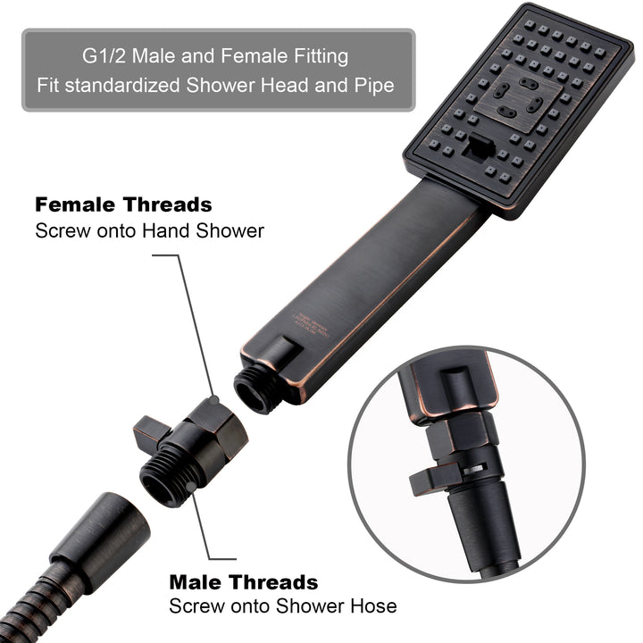 Shower Arm Diverter Valve #color_oil-rubbed-bronze