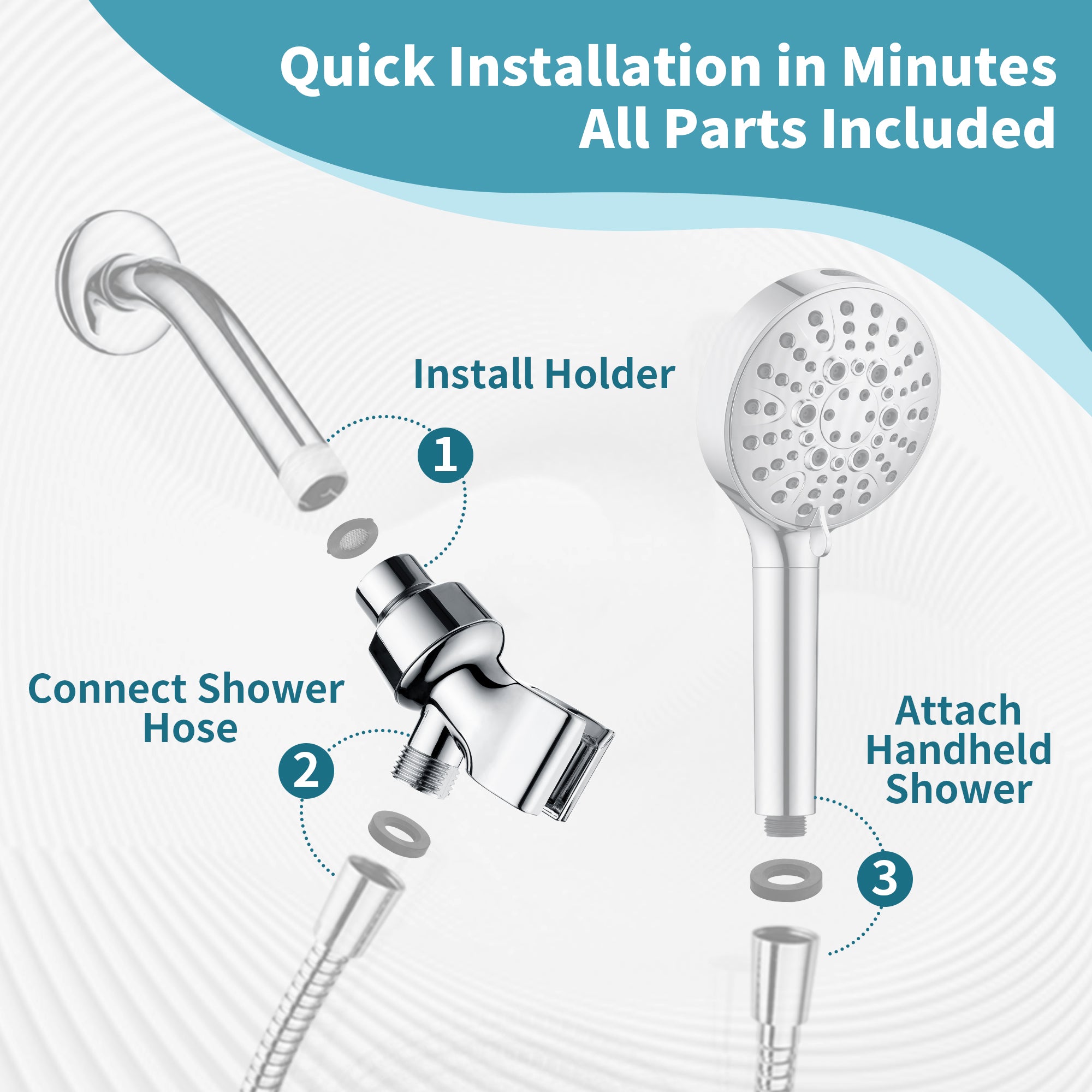 Shower Head Holder#color_chrome