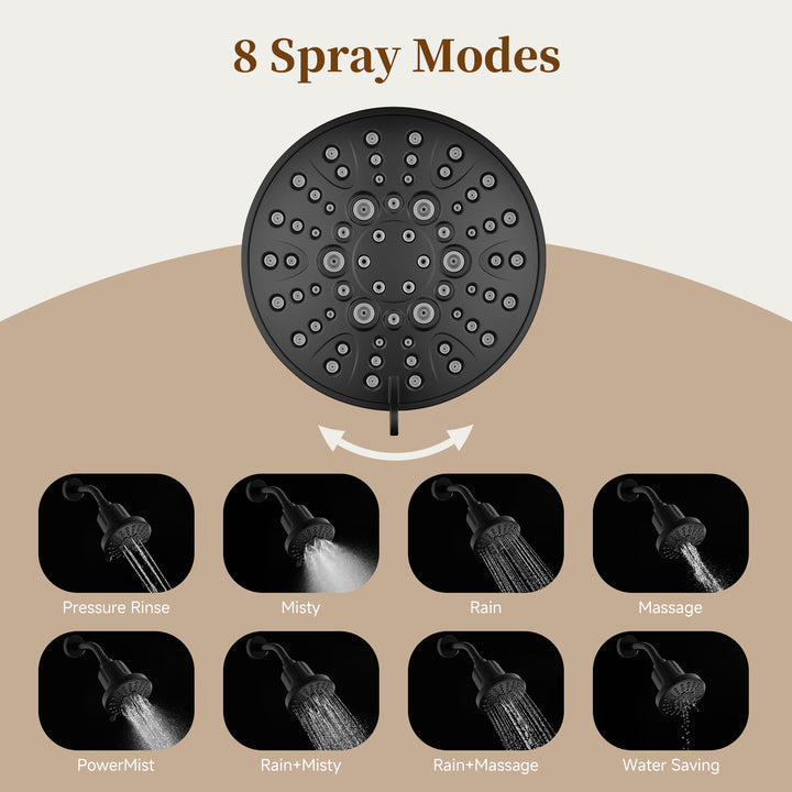 shower head #color_matte-black