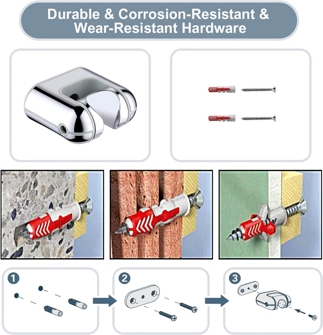 shower head holder #color_chrome
