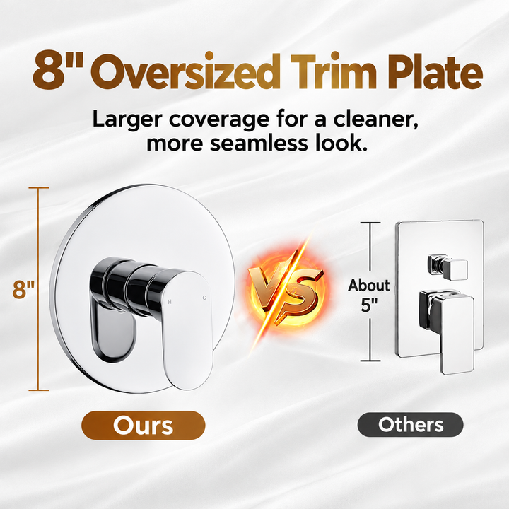 Shower Valve and Trim Kit #color_chrome