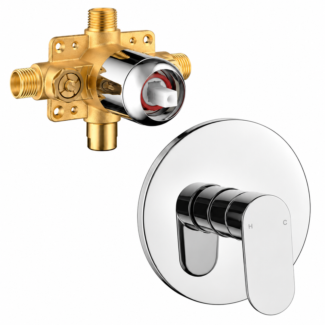 Shower Valve and Trim Kit #color_chrome