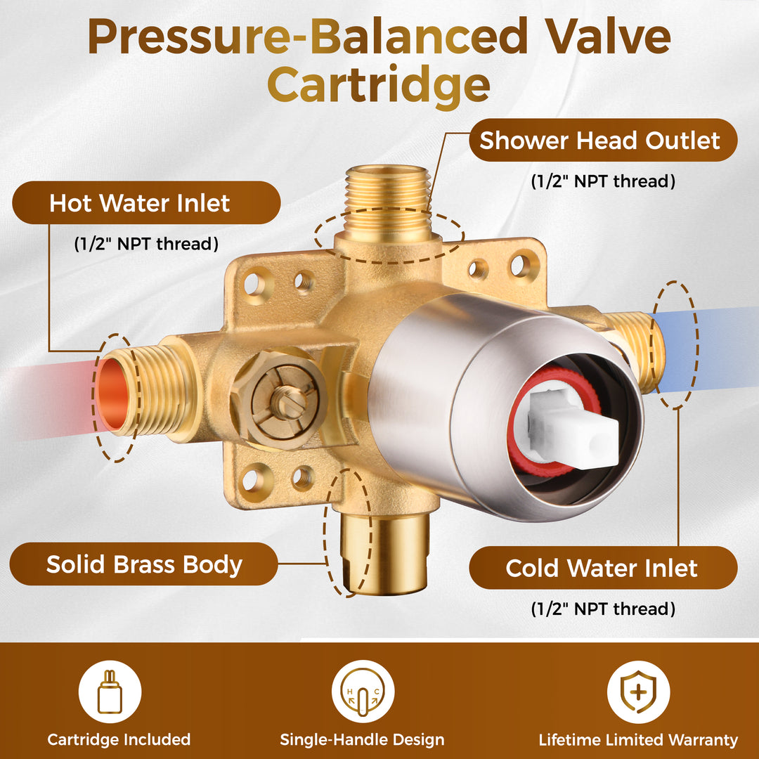 Shower Valve and Trim Kit #color_brushed-nickel