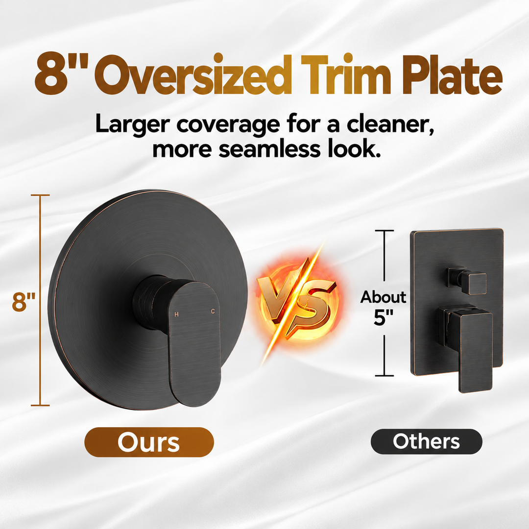 Shower Valve and Trim Kit #color_oil-rubbed-bronze