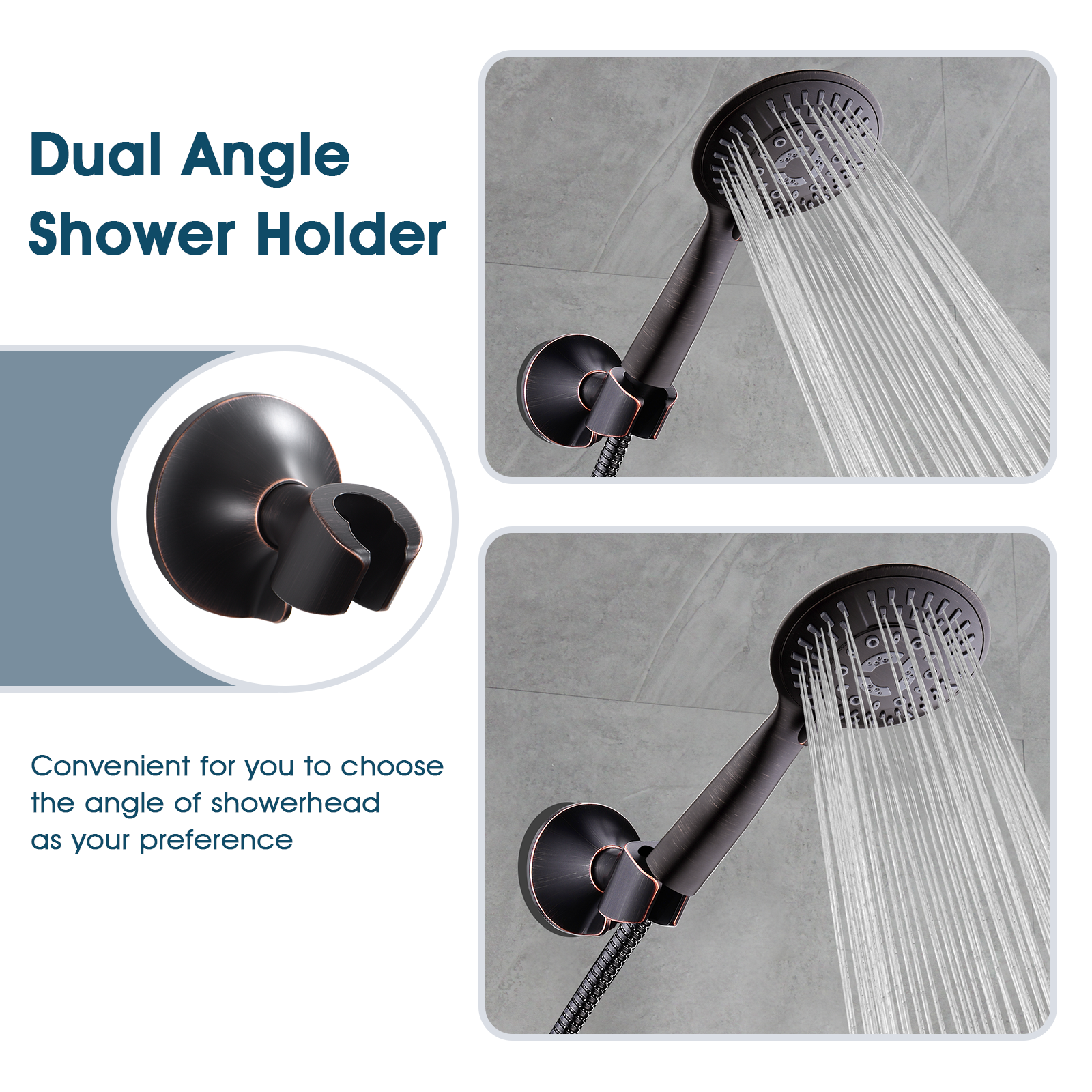 shower head holder #color_oil-rubbed-bronze