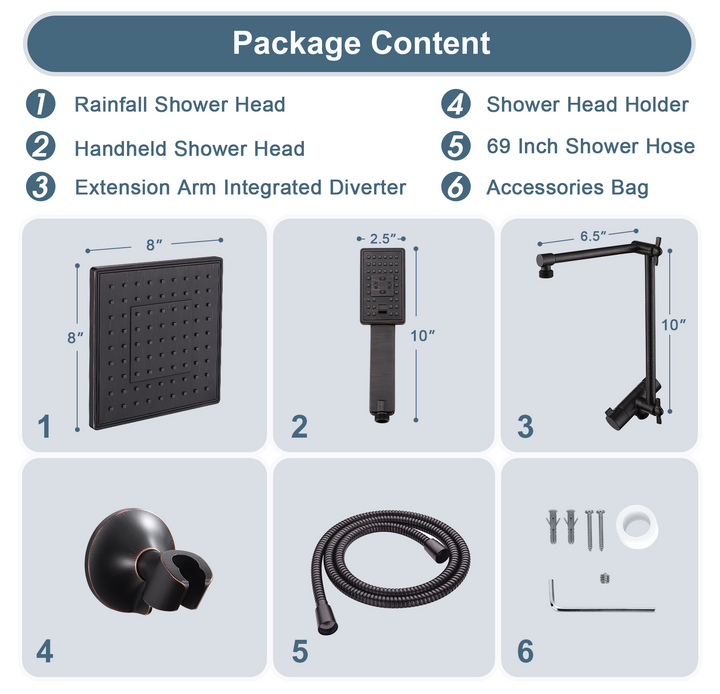 Oil-rubbed bronze shower head #color_oil-rubbed-bronze