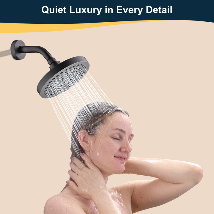 6 & 10" Solid Brass Shower Arm with Universal G1/2 Connection