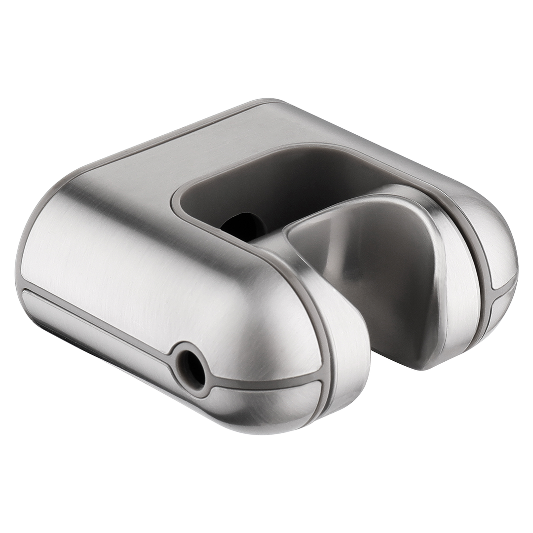 Adjustable brushed nickel shower head holder #color_brushed-nickel