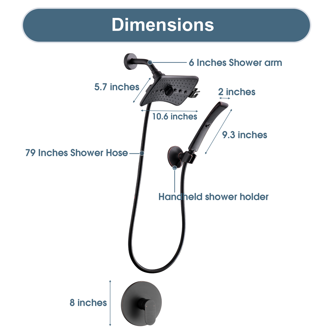 Oil-rubbed bronze shower head #color_oil-rubbed-bronze