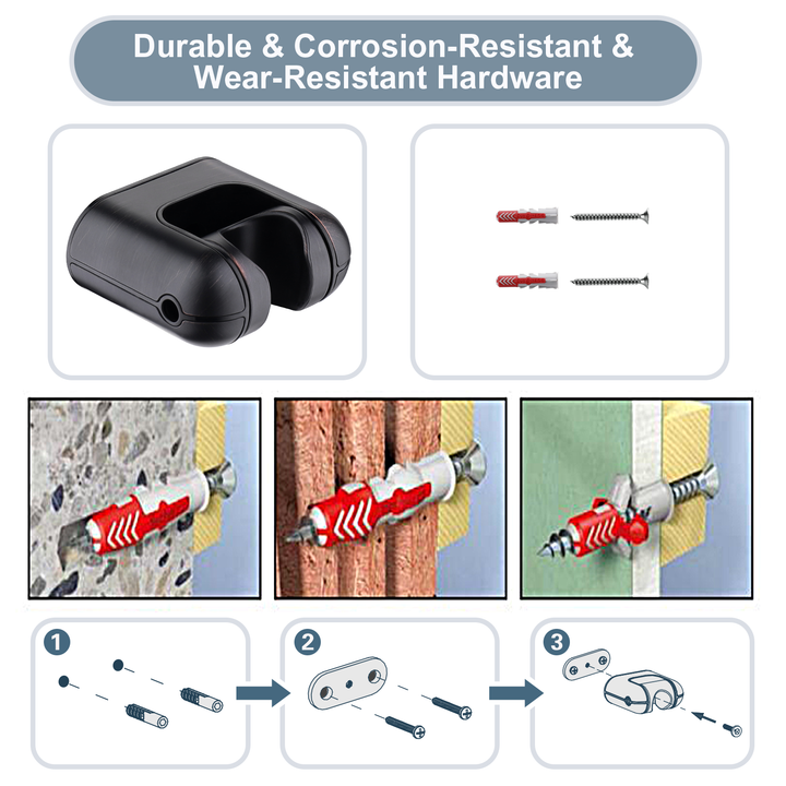shower head holder #color_oil-rubbed-bronze