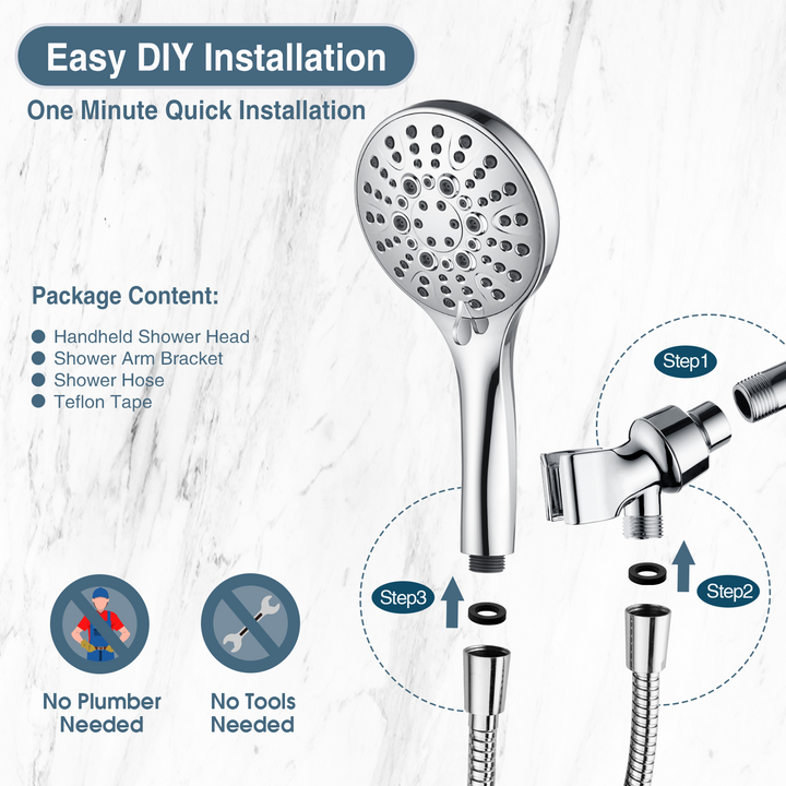 Chrome shower head #color_chrome