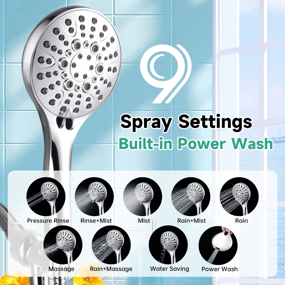 Chrome shower head #color_chrome