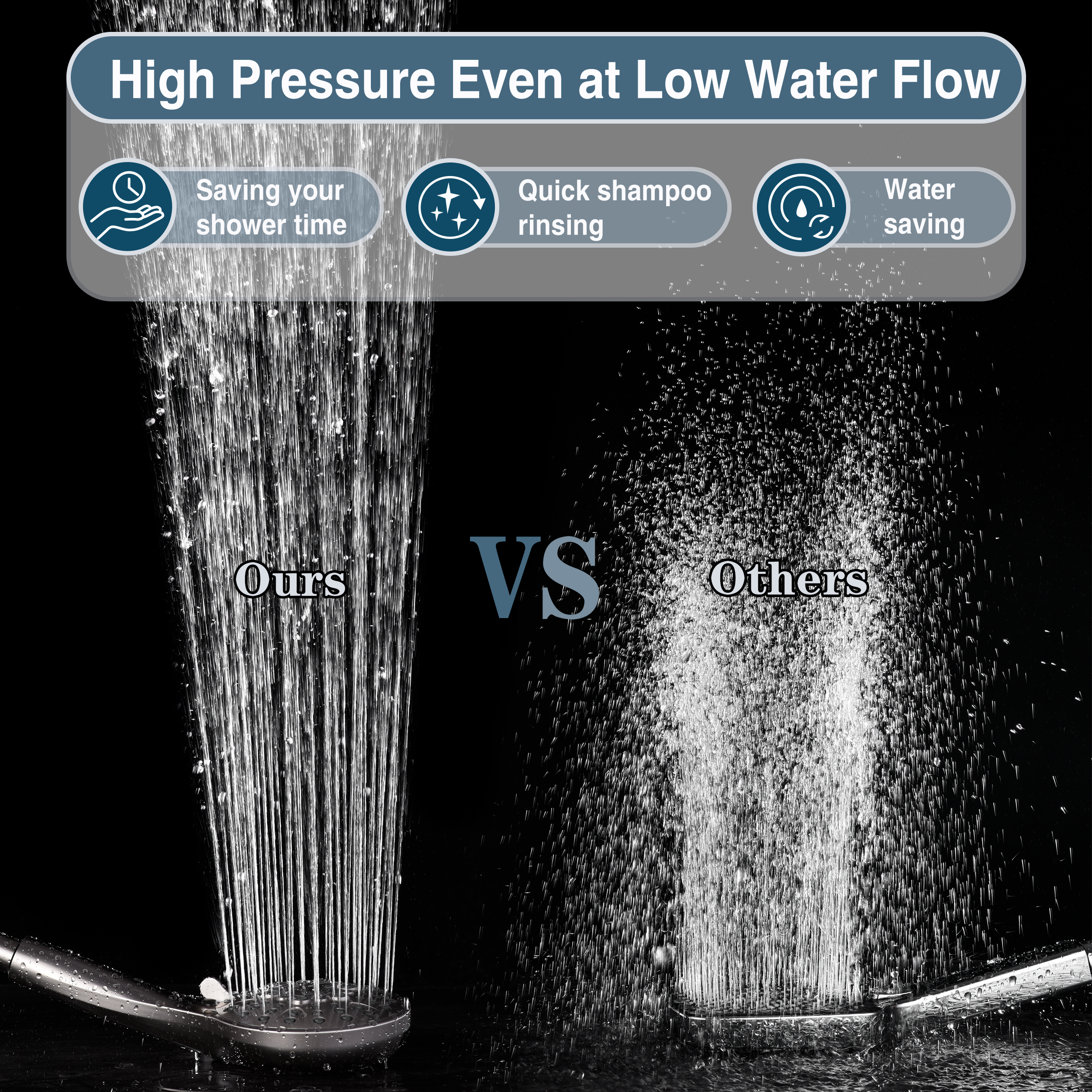 Brushed nickel shower head #color_brushed-nickel