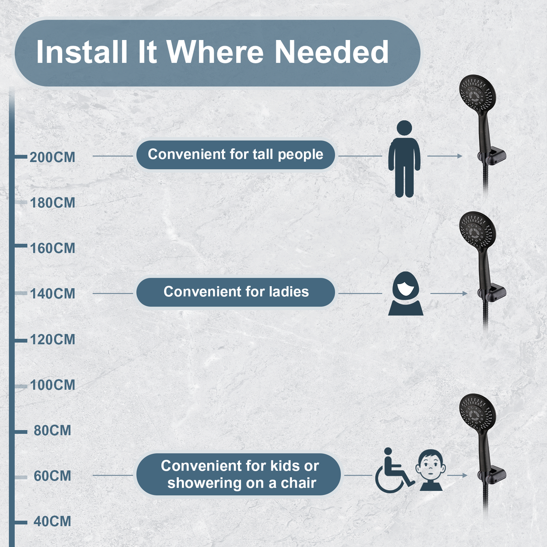 shower head holder #color_oil-rubbed-bronze