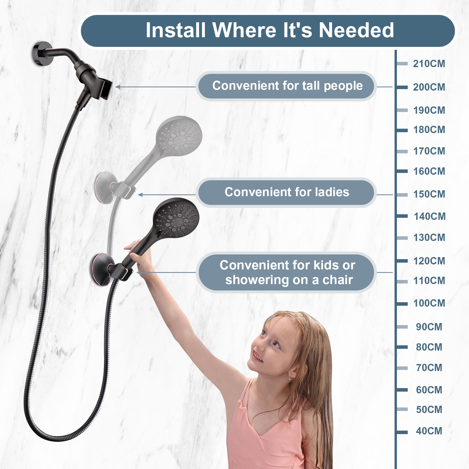 shower head holder #color_oil-rubbed-bronze