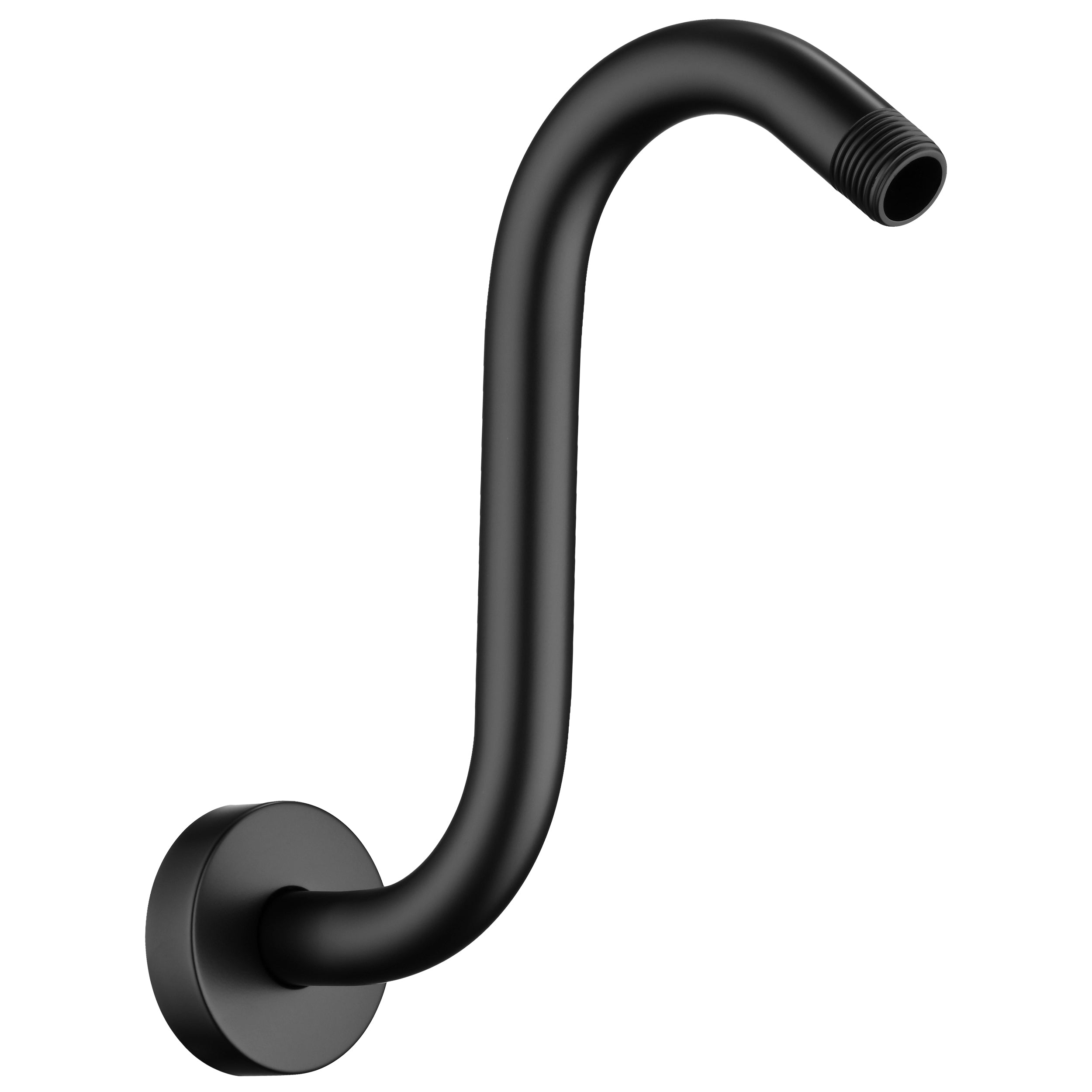 BRIGHT SHOWERS Shower Arm Extension, High Rise S-Shaped Shower Arm, Heavy-Duty SUS304 Stainless Steel, Gooseneck Shower Head Extension Arm, 6 & 8 & 10 Inch