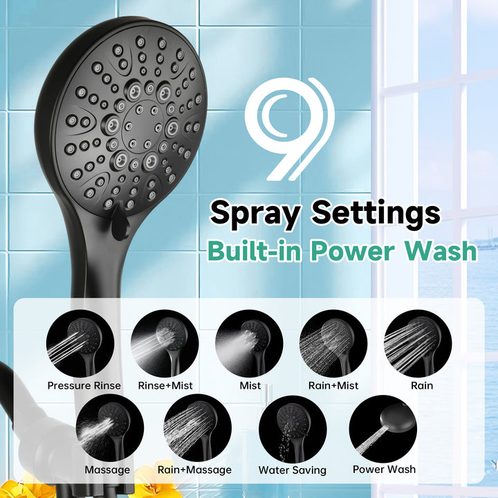 shower head #color_matte-black