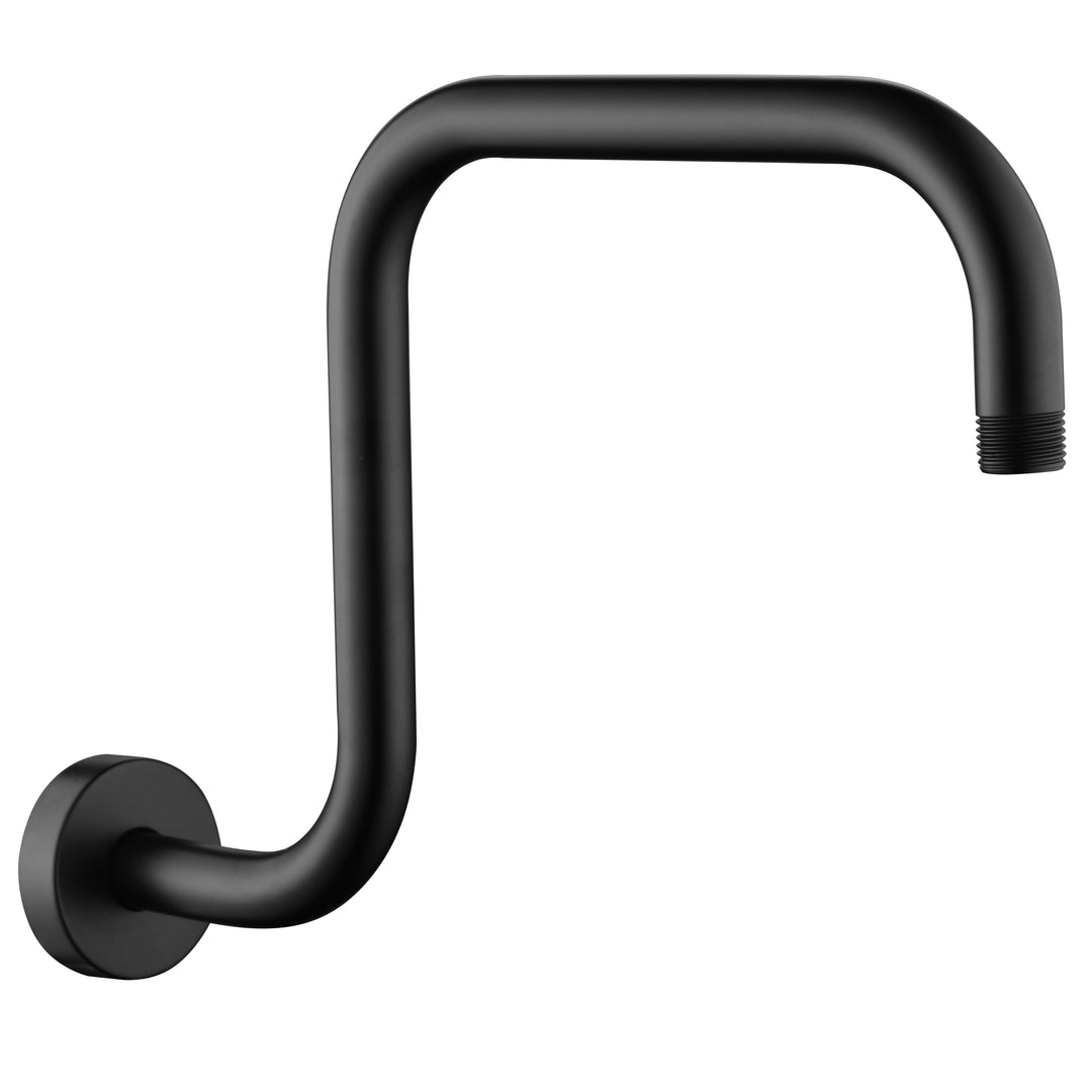 13-Inch S-Shaped Shower Arm Extension for Rainfall Shower Heads