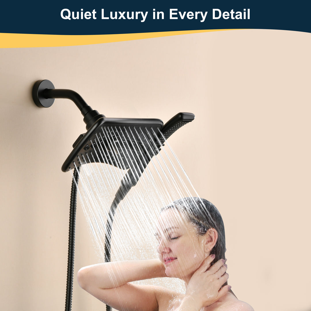 6 & 10" Solid Brass Shower Arm with Universal G1/2 Connection
