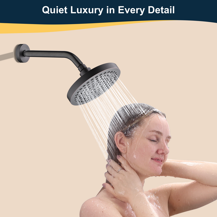 6 & 10" Solid Brass Shower Arm with Universal G1/2 Connection
