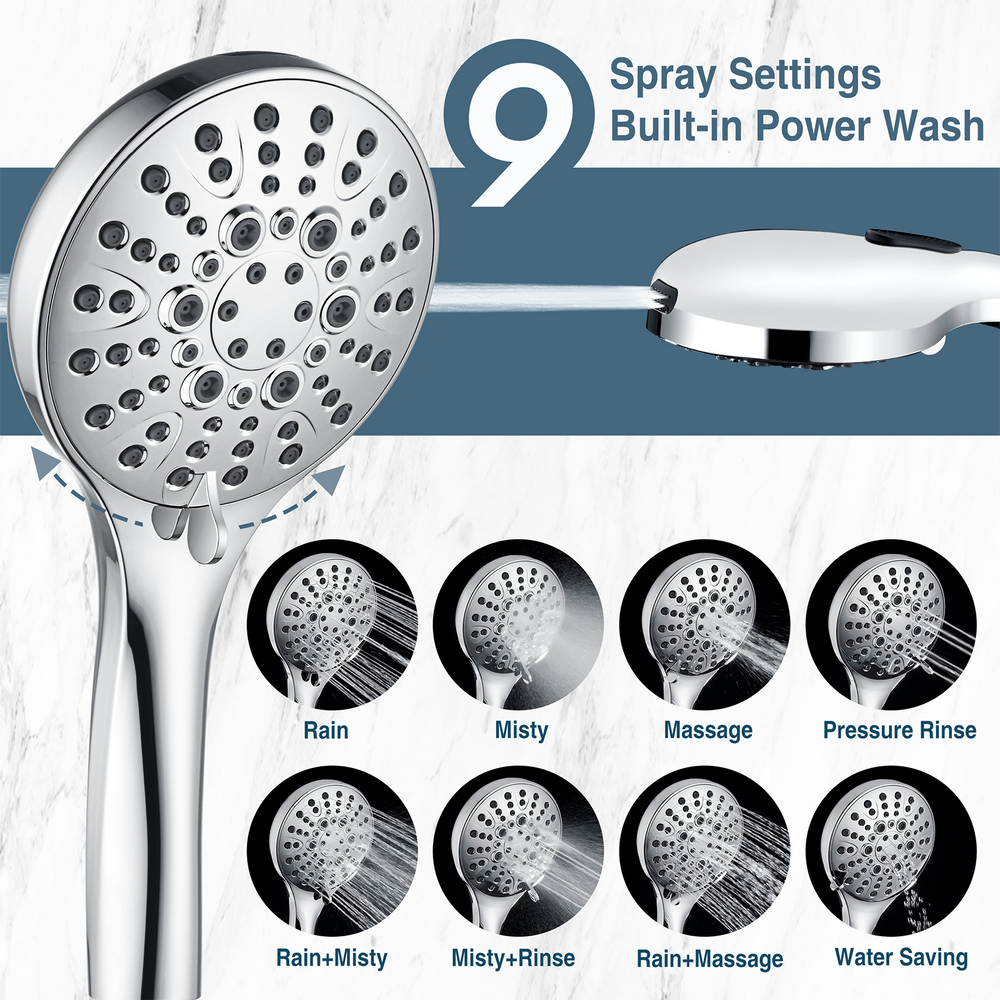 Chrome shower head #color_chrome