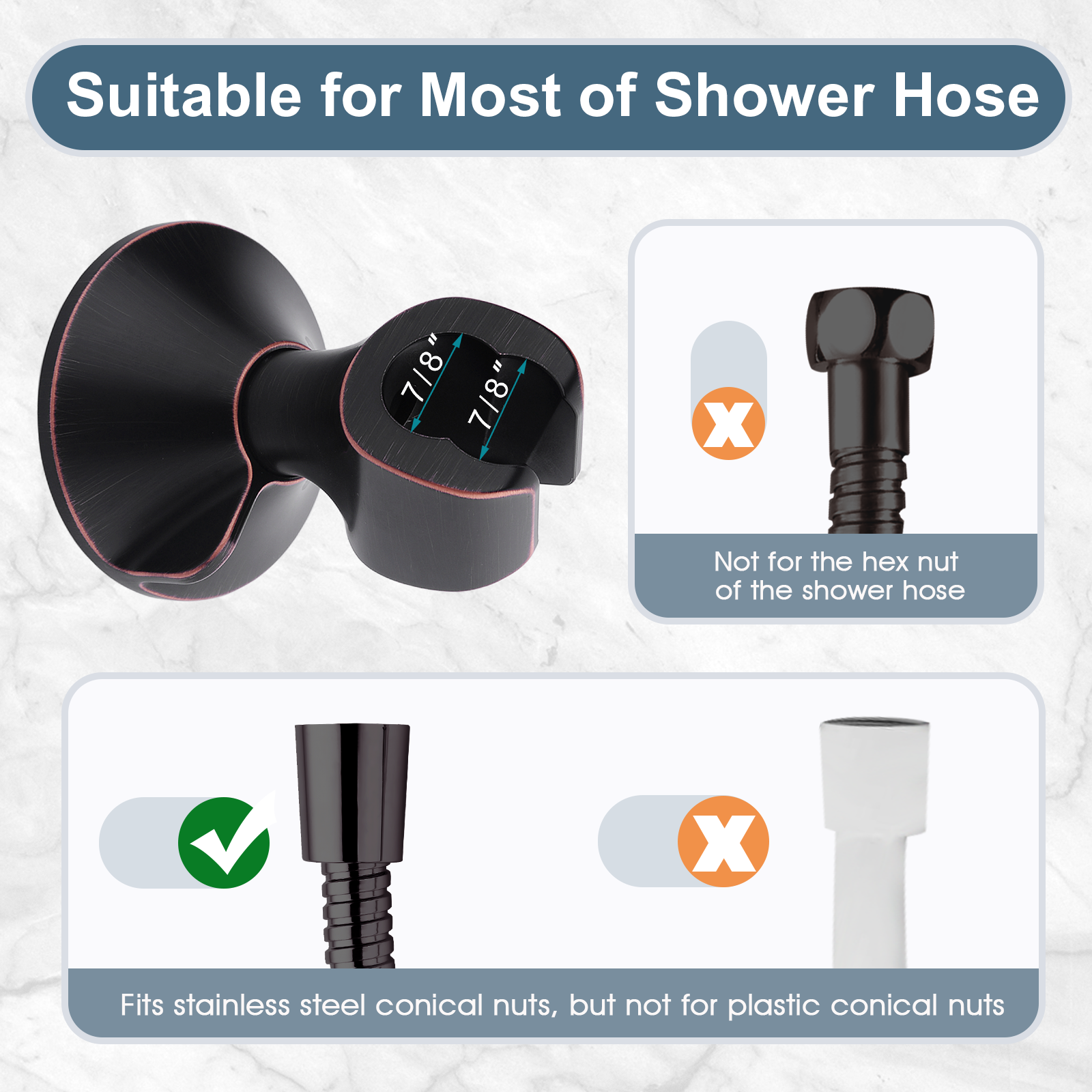 shower head holder #color_oil-rubbed-bronze