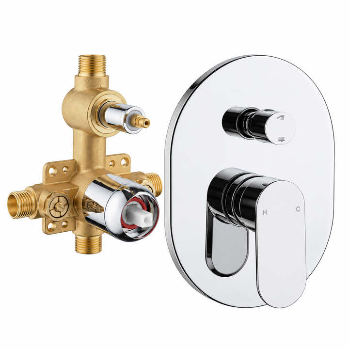 Shower Valve and Trim Kit #color_chrome