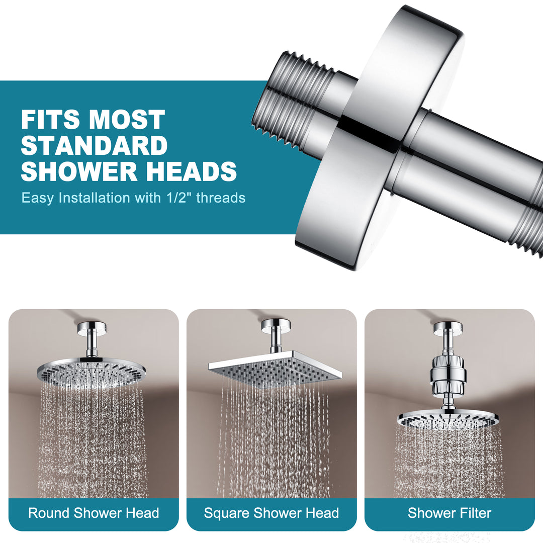 shower arm 3 inch #color_chrome