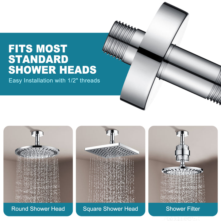 shower arm 3 inch #color_chrome