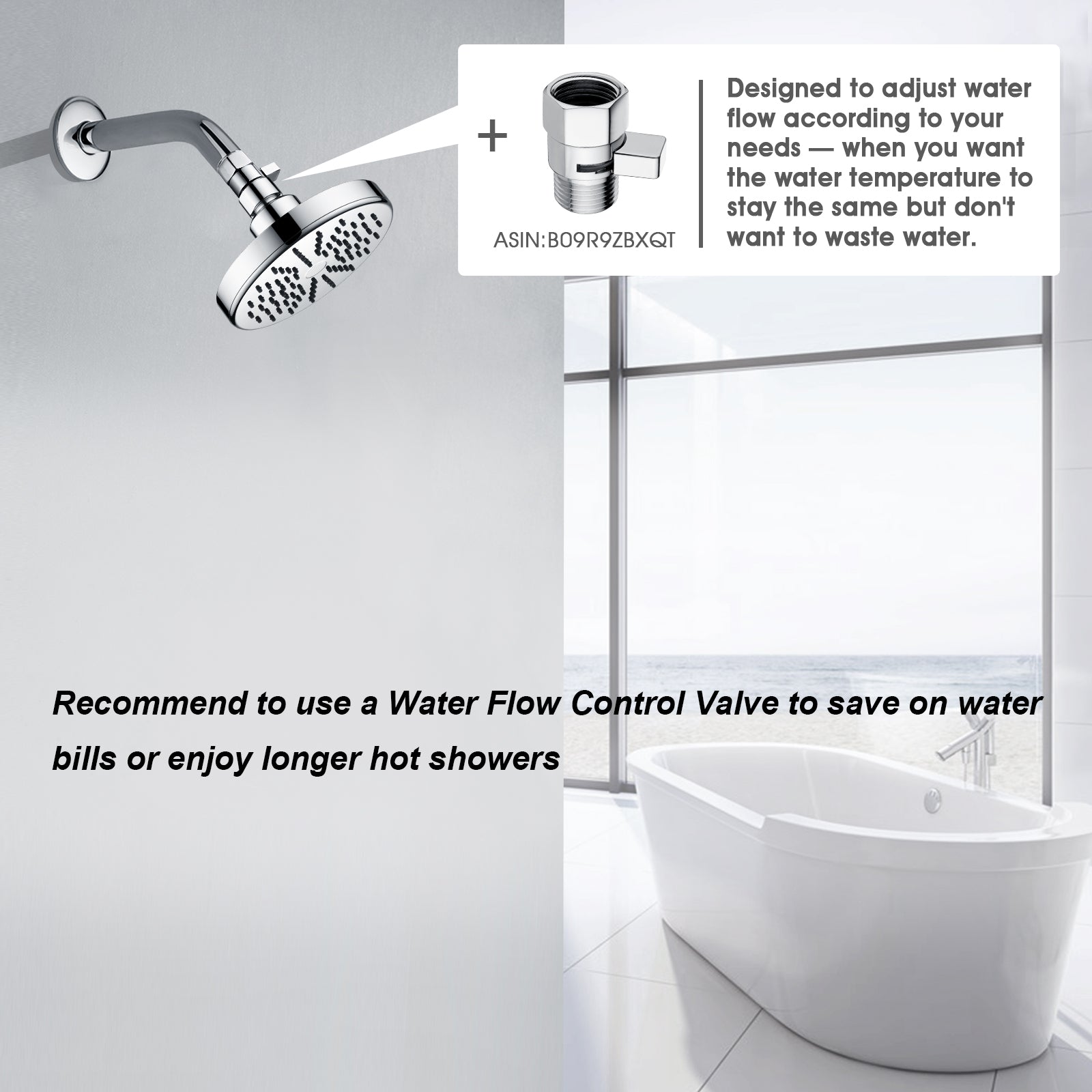 Rain Shower Head,High Pressure & Angle Adjustable - brightshowers