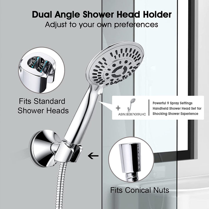 shower head holder #color_chrome
